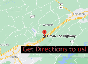 Get Directions to us! 15246 Lee Highway, Bristol, VA 24202